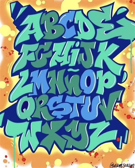 Graffiti Alphabet Styles Graffiti Lettering Alphabet Graffiti Text