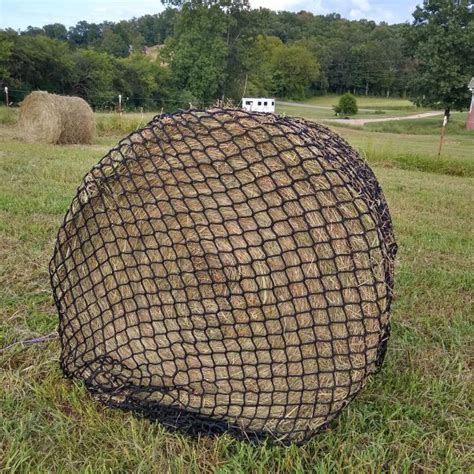 Large Bale Round Bale Nets Archives Hay Burners Equine Llc