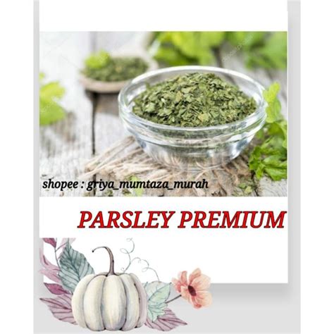 Jual Parsley Kering Gr Daun Paterseli Bumbu Rempah Parsley Mpasi