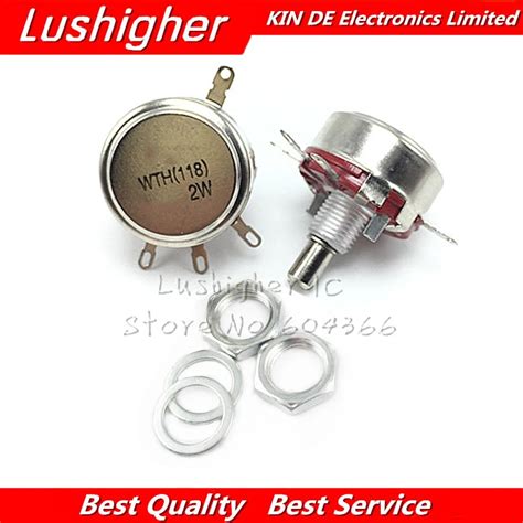 5Pcs WTH118 2W 1A WTH118 2W 1K 2.2K 4.7K 10K 22K 47K 100K 470K 1M Ohm ...