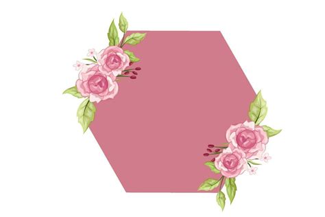 Flower Frame Design Art Illustration 25387646 Vector Art At Vecteezy