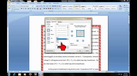 How To Input Custom Borders On Microsoft Word Blissmaz