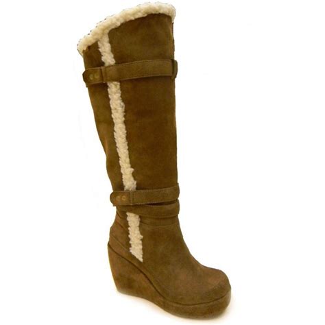 Rocketdog Rocket Dog Buni Suede Chestnut Z5 Womens Knee Hi Boots