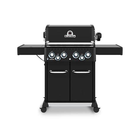 Broil King BARON 490 IR SHADOW inkl Drehspieß und Infrarot Seitenbrenner