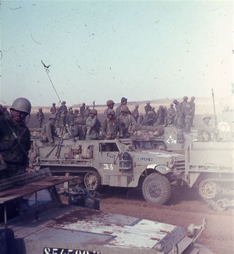 Idf Troops On Golan Heights In Aftermath Of Six Day War June 1967