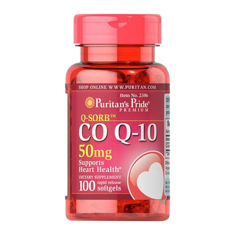 Co Q 10 50 Mg 50 Softgels Bioline