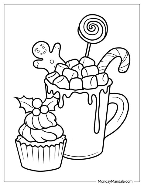 Hot Chocolate Coloring Pages Free Pdf Printables Artofit