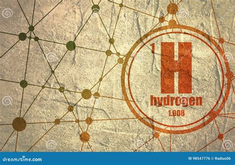 Hydrogen Chemical Element Stock Illustration Illustration Of Medical 98547776