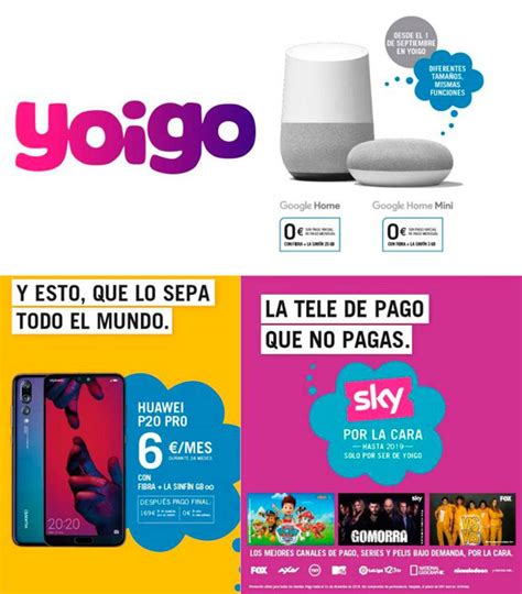 Ahora Yoigo Te Regala Google Home Smartphones Y Mucho M S Con Fibra Y