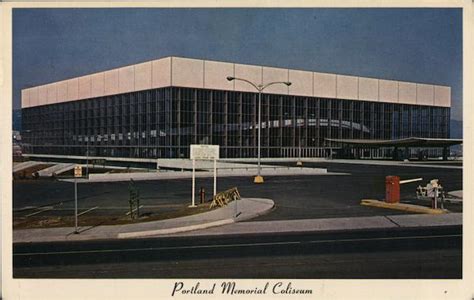 Portland Memorial Coliseum Oregon Postcard