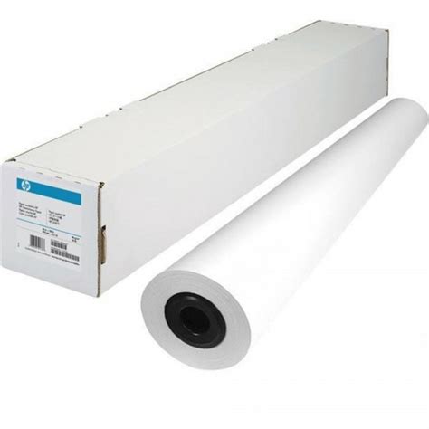 Rouleau de Papier Blanc HP 4 7 mil 90 g m² 24 lbs 841 mm x 45 7 m