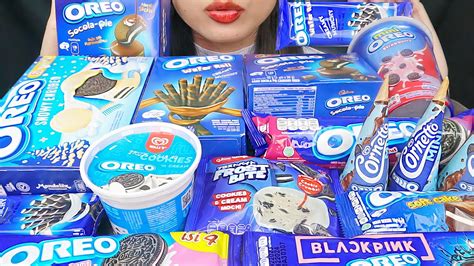 ASMR OREO PARTY ALL VARIANT OREO ICE CREAM OREO SOFT CAKE OREO