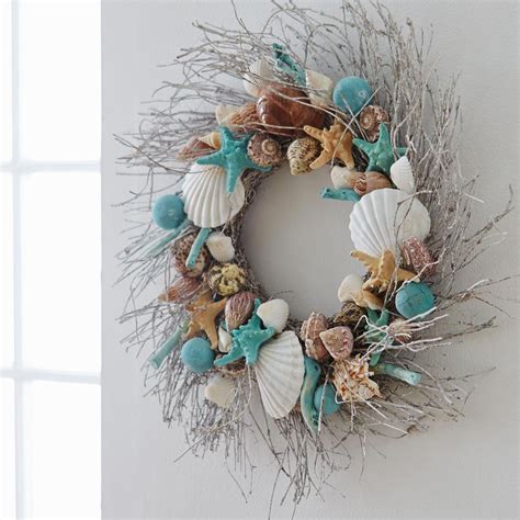 Coastal Shells 20 Wreath DiyCoastalDecor Seashell Crafts Wreaths