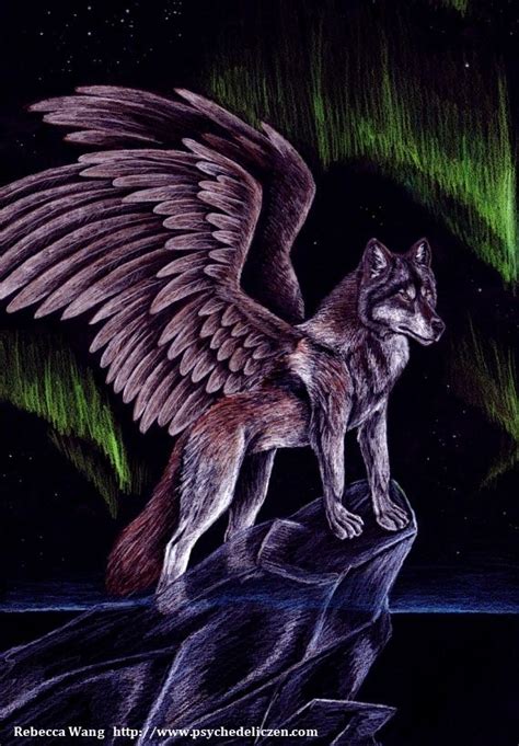 Spirit Wolf - Rebecca Wang Art | Fantasy wolf, Wolf spirit animal, Wolf ...