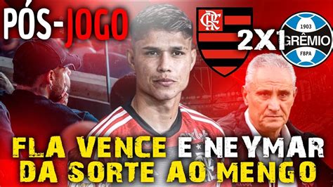 3º TEMPO IRN PÓS JOGO FLAMENGO 2X1 GRÊMIO CAMPEONATO BRASILEIRO 2024