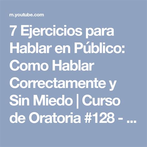 7 Ejercicios Para Hablar En Público Como Hablar Correctamente Y Sin Miedo Curso De Oratoria