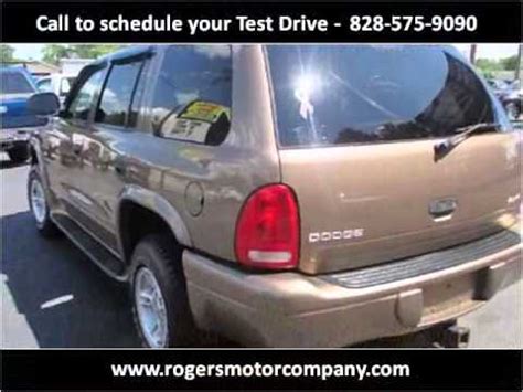 2000 Dodge Durango Used Cars Asheville NC YouTube