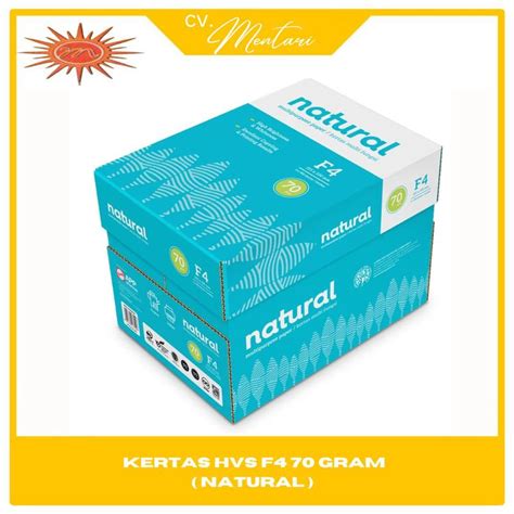 Kertas Natural Hvs F Gram Per Box