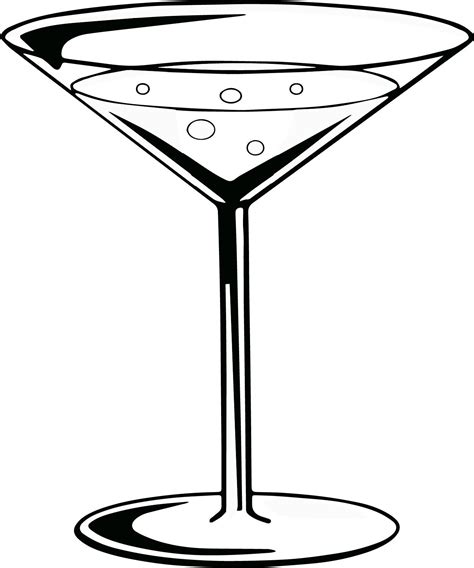 Martini Glas Svg Cocktail Glas Clipart geschnittene Datei Etsy Österreich