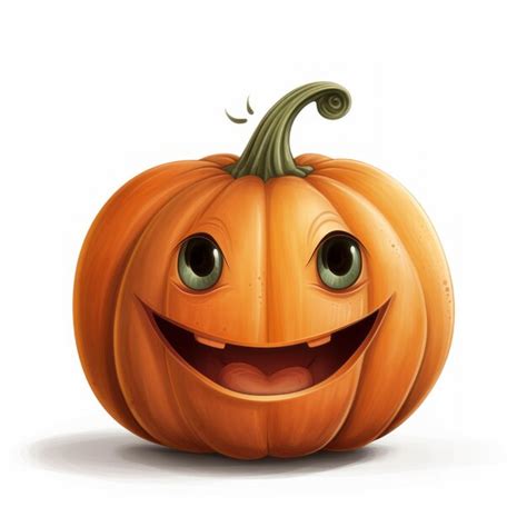 Premium Ai Image Happy Pumpkin Cartoon Mascot