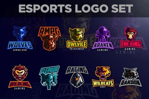 Esports Animals Logo Set by Suhandi on Envato Elements | Esports logo ...