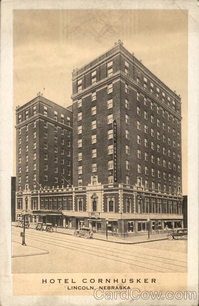 Hotel Cornhusker Lincoln, NE Postcard