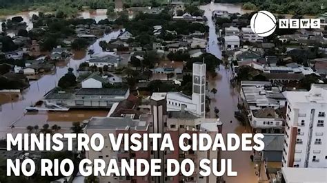 Ministro Paulo Pimenta Visita Cidades Afetadas Pelas Chuvas No Rio