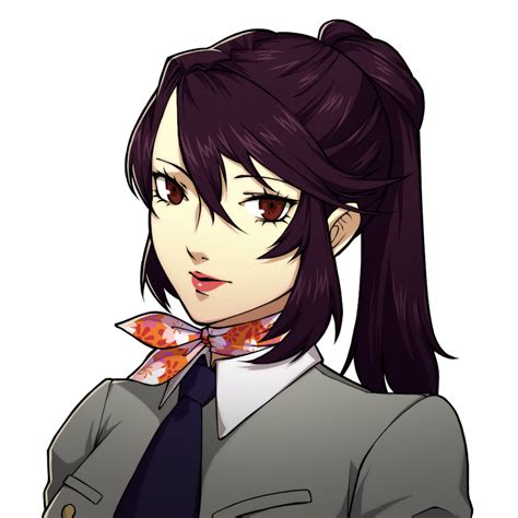 Eriko Kirishima From Persona 1 In The Style Of Persona 5 Rmegaten