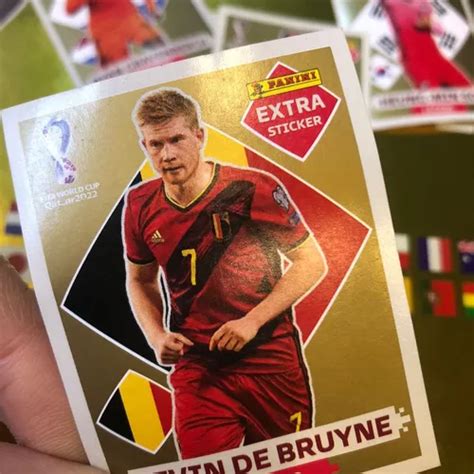 Figurinha Album Copa Do Mundo Kevin Bruyne Ouro Rara Parcelamento Sem