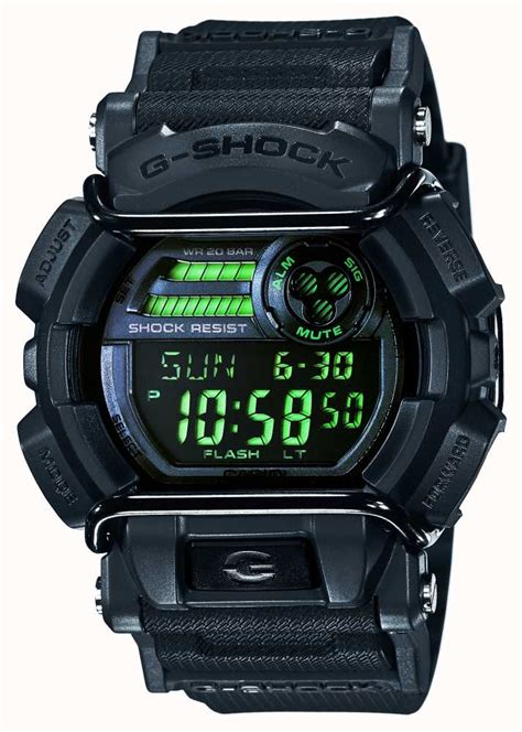 Casio G Shock Mens Black Stealth Timer Gd Mb Er First Class Watches