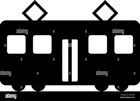 Train silhouette icon. Subway. Railroad. Editable vector Stock Vector Image & Art - Alamy