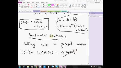 General Solution Of A Partial Differential Equation Youtube