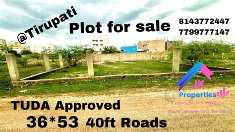 Tuda Approved Plot For Sale Ready To Construction Tirupati Tirupati