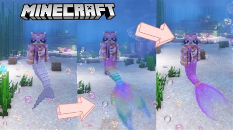 MineCraft Mermaid Mod How I Change My Tail Texture YouTube