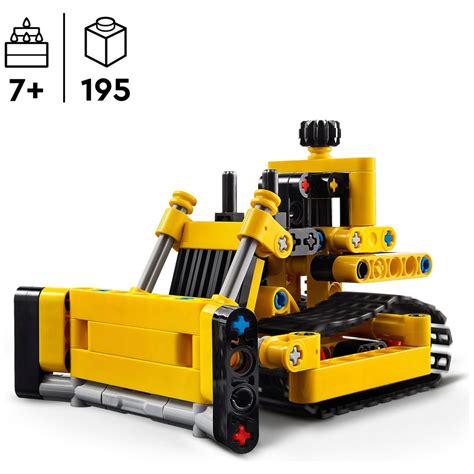 Lego Technic Heavy Duty Bulldozer Construction Set Smyths Toys Uk