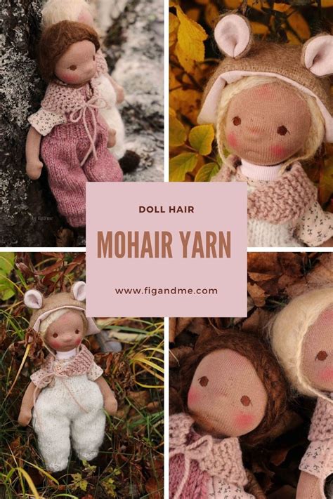 Dollmaking Tips How To Make Doll Hair — Fig And Me Doll Hair Rag Doll