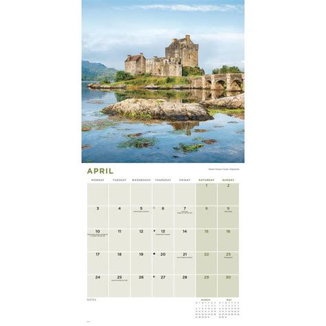 Scotland Wall Calendar 2023