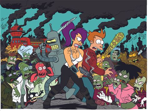 Futurama flat by ZZArts on DeviantArt