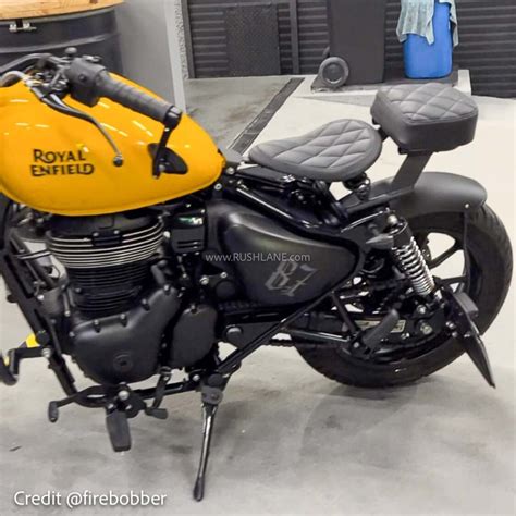 Royal Enfield Meteor 350 Modified Bobber With Single Seat – Looks Dope ...