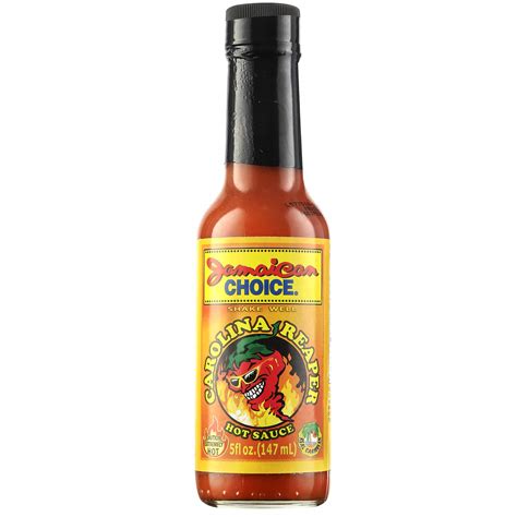 Jamaican Choice Carolina Reaper Hot Pepper Sauce 5 Oz