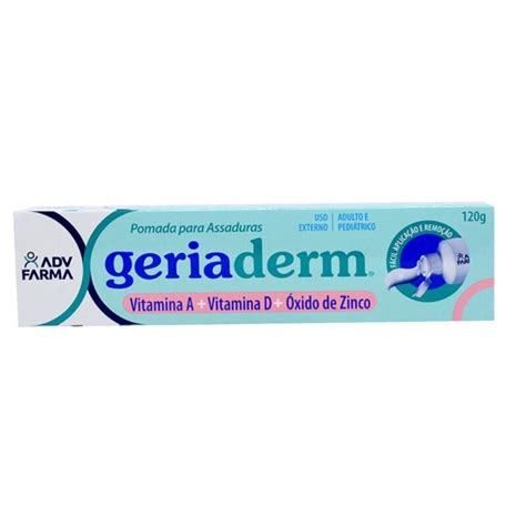 Qual A Melhor Pomada Para Assadura Em Idosos - Pomada GERIADERM para Assaduras 120g - Casa do Médico