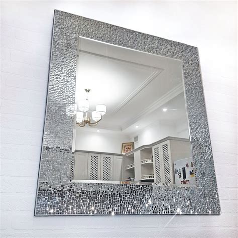 Large Wall Mirror Full Length Mosaic Mirror Made To Order Etsy