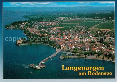 AK Ansichtskarte Langenargen Bodensee Fliegeraufnahme Kat