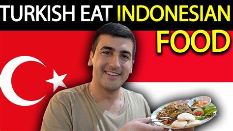 Turkish Try Indonesian Food Indonesian Food Court In Bali Youtube