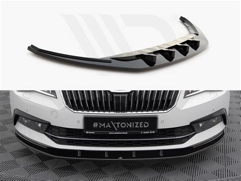 Front Splitter V Skoda Superb Mk Maxton Design Uk