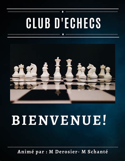 Club Echecs Coll Ge Fontaines De Monjous