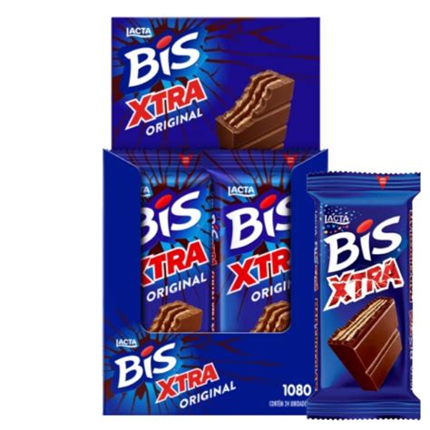 Bis Xtra Ao Leite Display X G Rommac Distribuidora