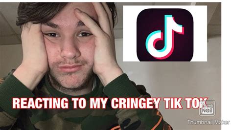 REACTING TO MY CRINGEY TIK TOKS YouTube