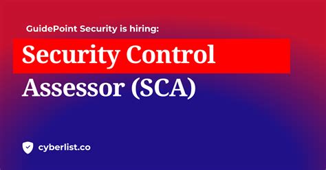 Security Control Assessor Sca At Guidepoint Security Apply Now