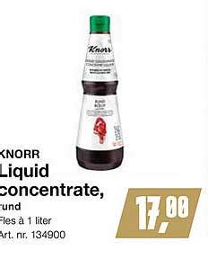 Knorr Liquid Concentrate Aanbieding Bij Bidfood Folders Nl